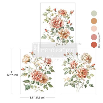 Prima Marketing - Re-Design - Middy Décor Transfers - Gently Symphony