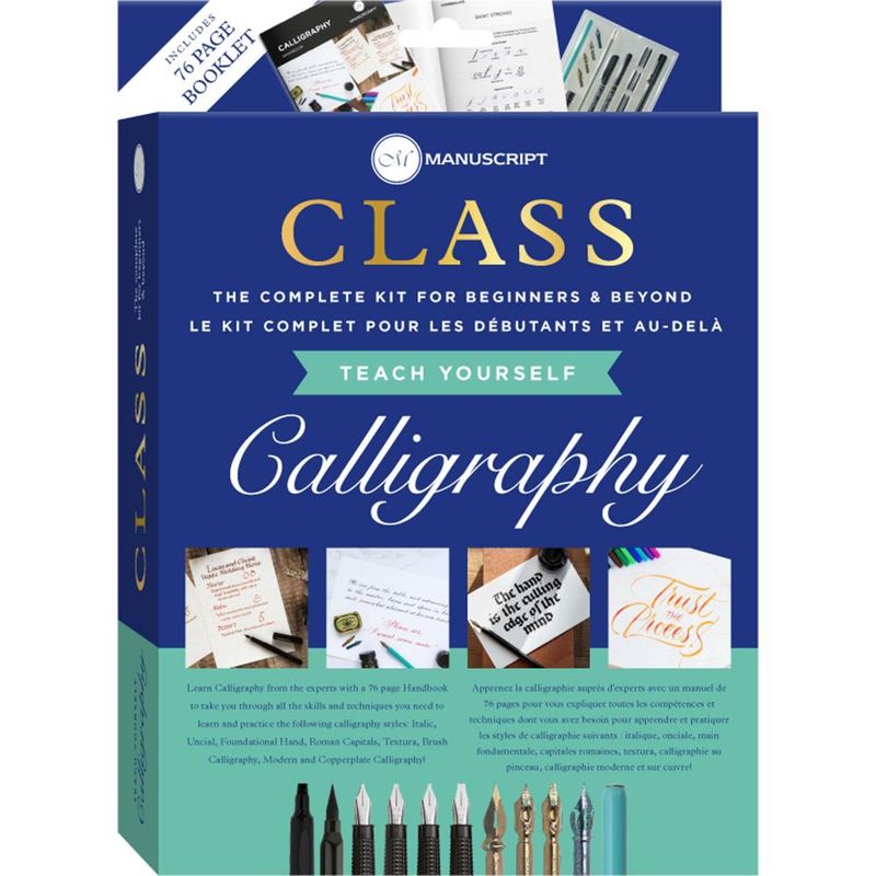Manuscript Calligraphy - Teach Yourself Calligraphy - 76 Pages