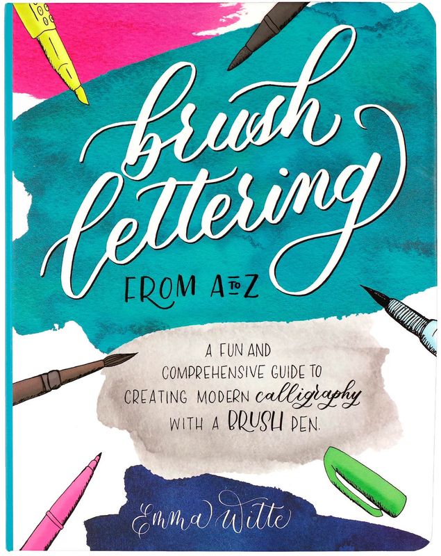 Peter Pauper Press - Book - Brush Lettering from A to Z - 176 Pages