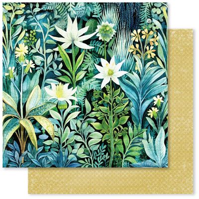 Paper Rose - 12&quot;x12&quot; Double-sided Paper - Botanical Blooms - D