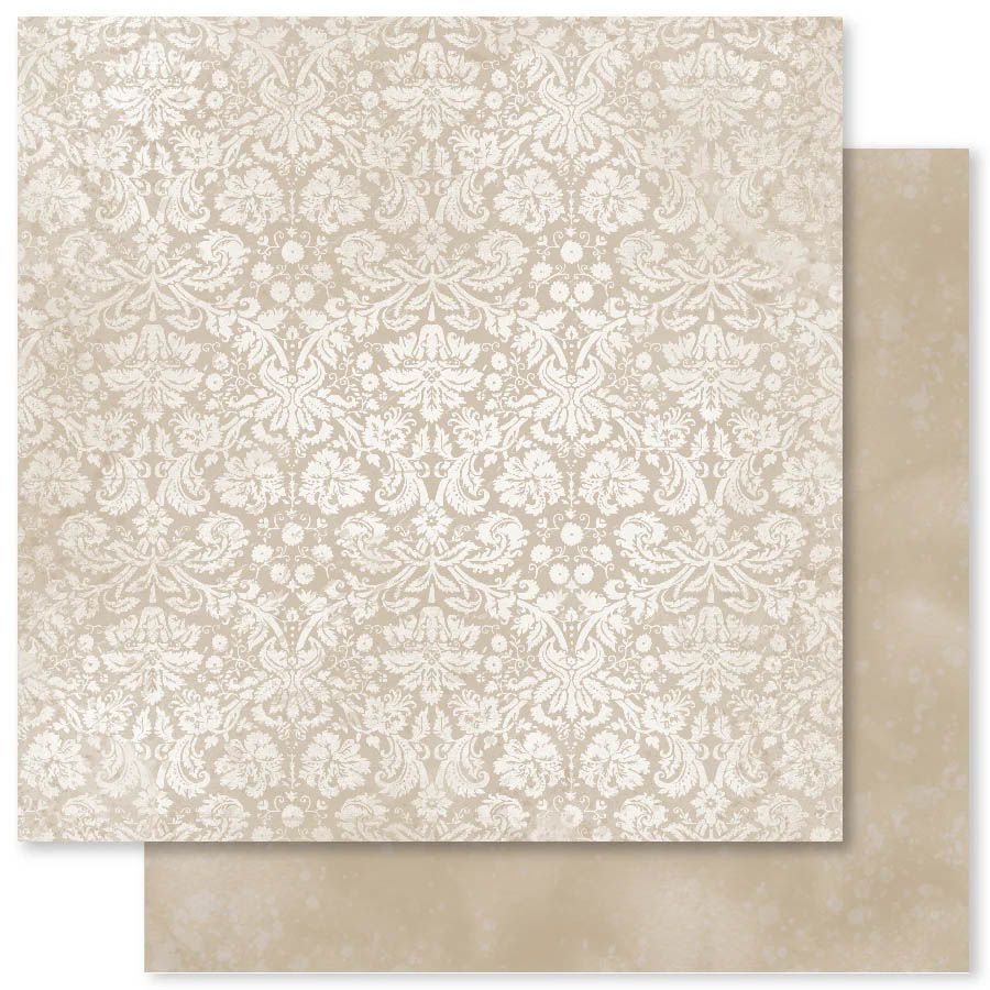 Paper Rose - 12&quot;x12&quot; Double-sided Paper - Wedding Blooms Textures - F