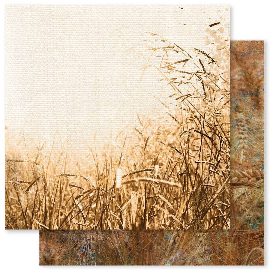 Paper Rose - 12&quot;x12&quot; Double-sided Paper - Grunge Landscape 1.0