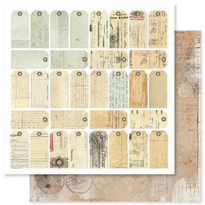 Paper Rose - 12&quot;x12&quot; Double-sided Paper - Back Then - C