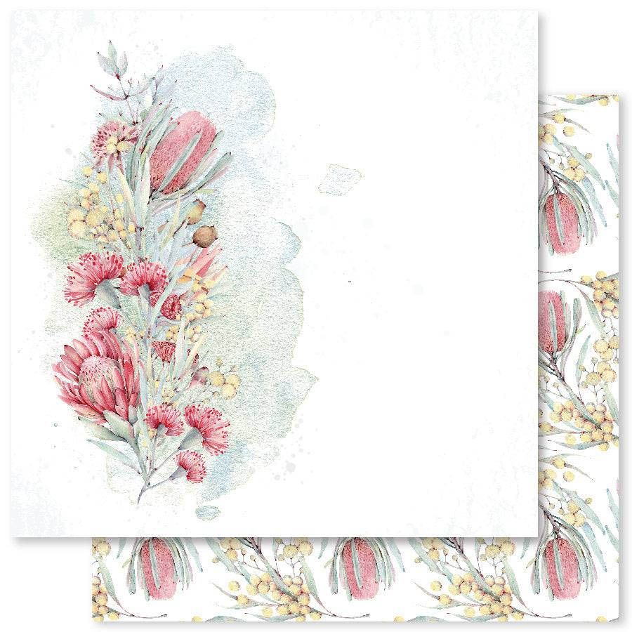 Paper Rose - 12&quot;x12&quot; Double-sided Paper - Nature Stroll - F