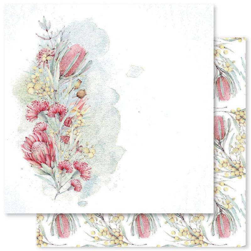Paper Rose - 12&quot;x12&quot; Double-sided Paper - Nature Stroll - F