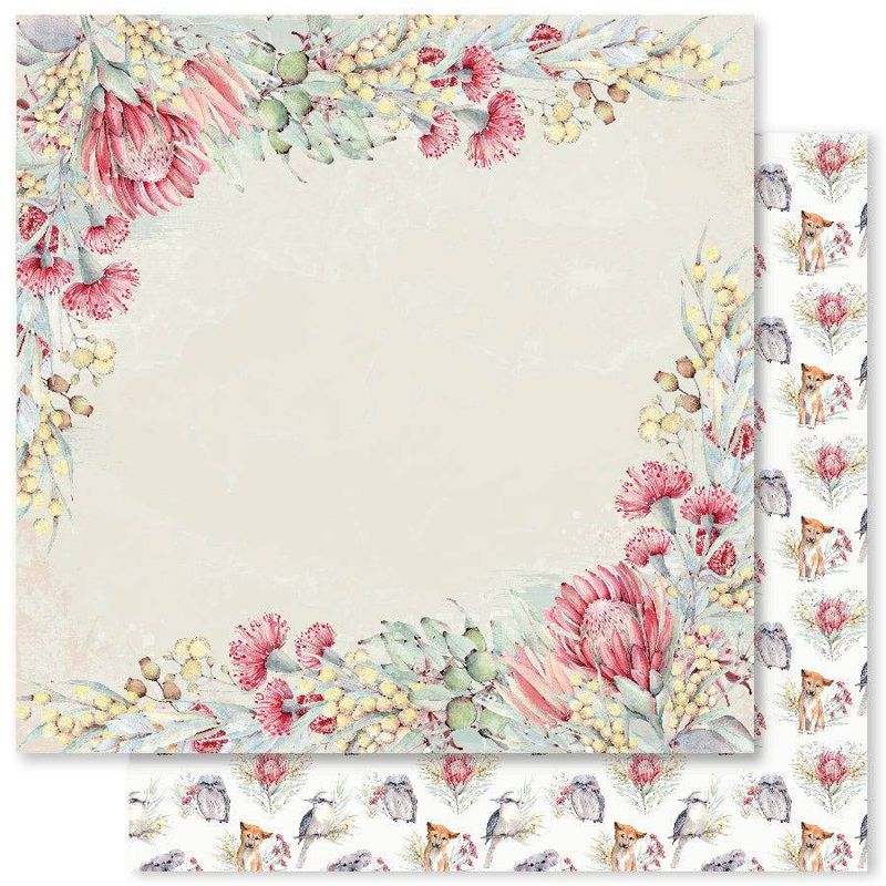 Paper Rose - 12&quot;x12&quot; Double-sided Paper - Nature Stroll - E