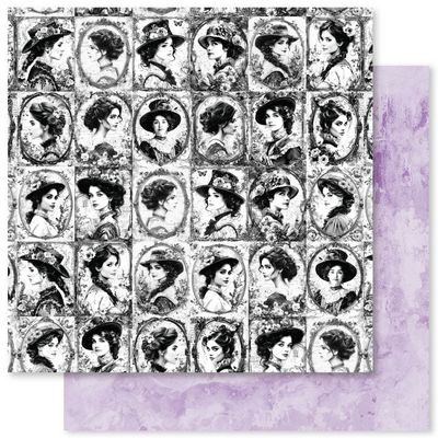 Paper Rose - 12&quot;x12&quot; Double-sided Paper - Botanical Memories - D