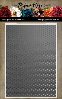 Paper Rose - 3D Embossing Folder - Simple Dots