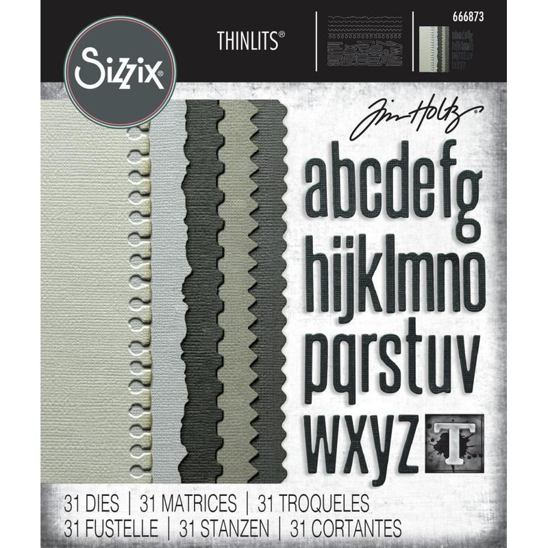 Sizzix - Tim Holtz - Thinlits Dies - Vault - Edges