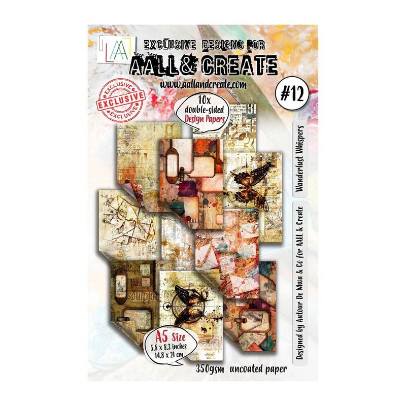 AALL &amp; Create - A5 Paper Pack - Wanderlust Whispers