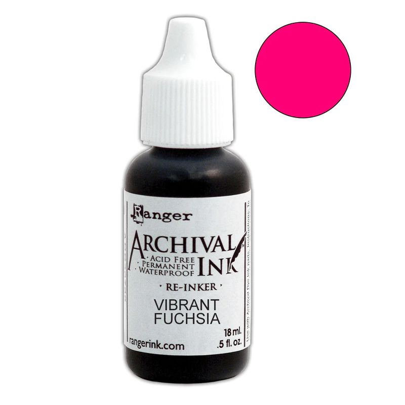 Ranger - Archival Ink - Reinker - Vibrant Fuchsia