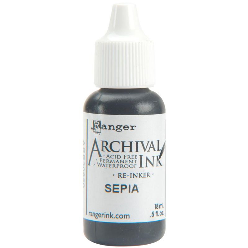 Ranger - Archival Ink - Reinker - Sepia