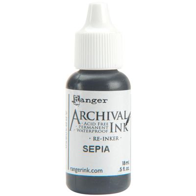 Ranger - Archival Ink - Reinker - Sepia
