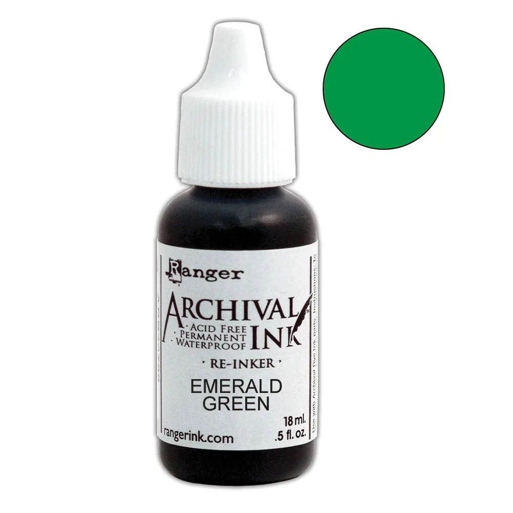 Ranger - Archival Ink - Reinker - Emerald Green
