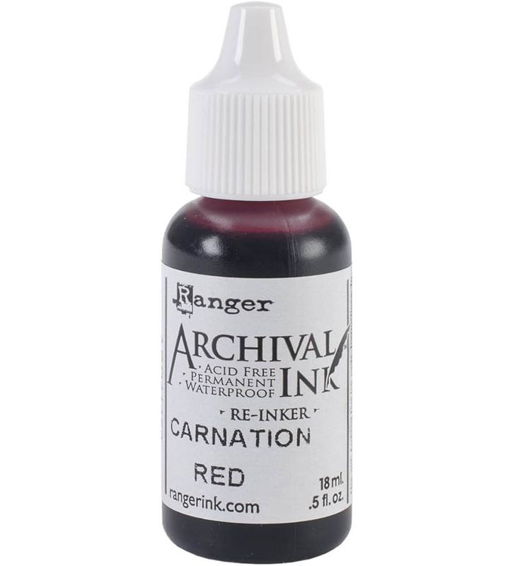 Ranger - Archival Ink - Reinker - Carnation Red