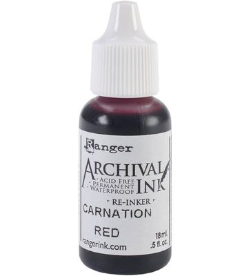Ranger - Archival Ink - Reinker - Carnation Red