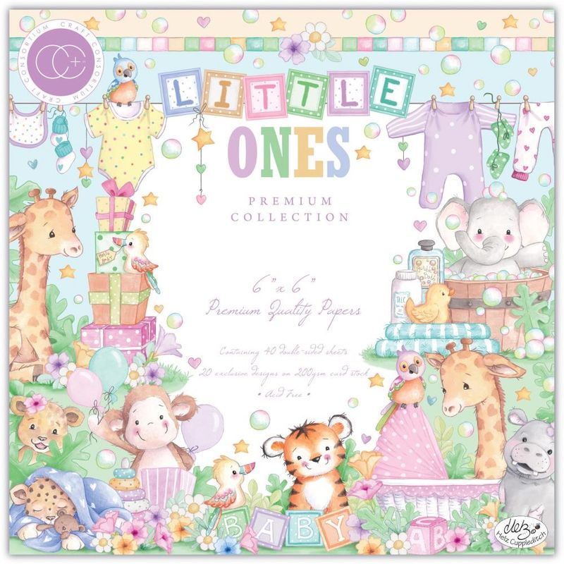 Craft Consortium - Little Ones - 6&quot;x6&quot; Double-sided Paper Pad