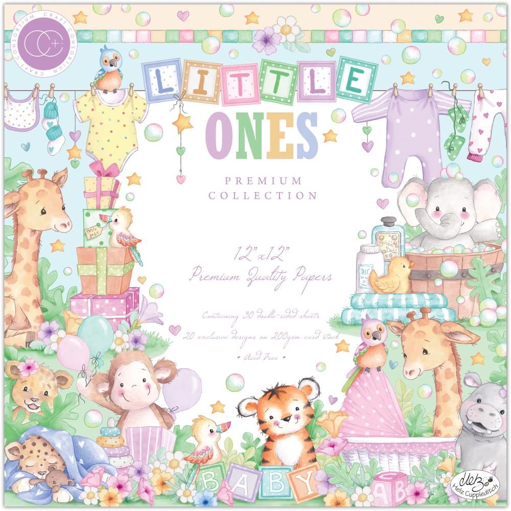 Craft Consortium - Little Ones - 12&quot;x12&quot; Double-sided Paper Pad