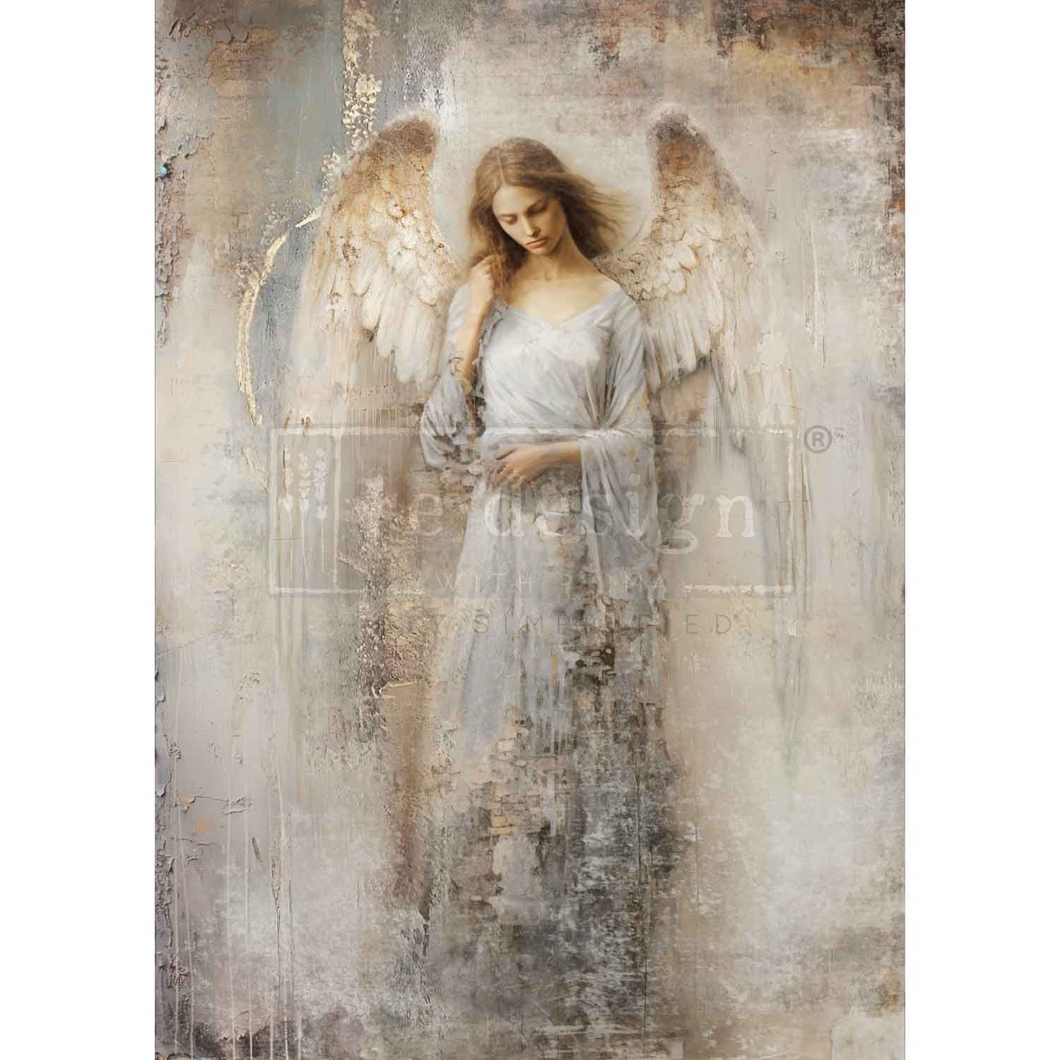 Prima Marketing - ReDesign - A1 Decoupage Fiber Paper - Divine Messenger