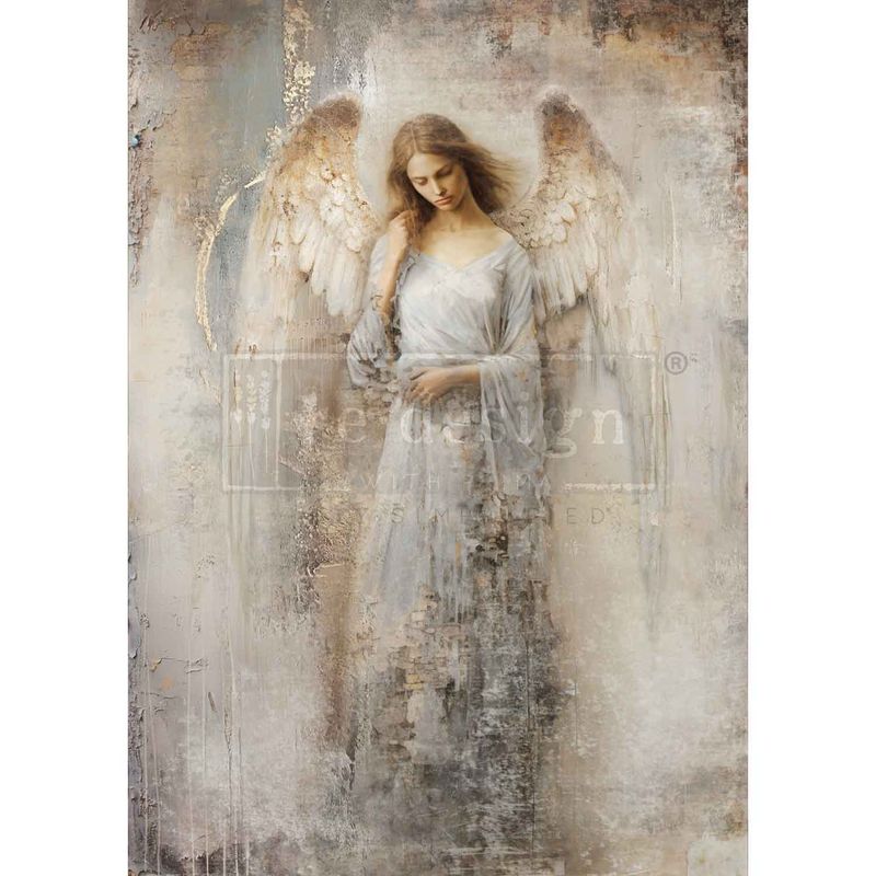 Prima Marketing - ReDesign - A1 Decoupage Fiber Paper - Divine Messenger