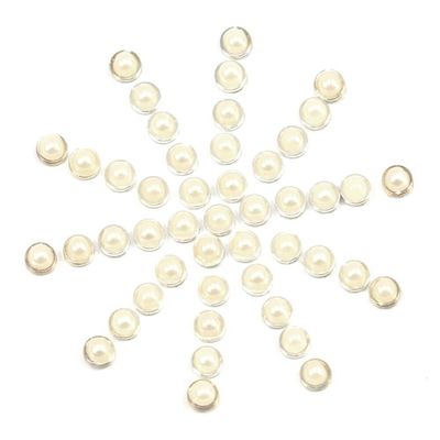 Couture Creations - Ultimate Crafts - Silver and Pearl Stickers - 50pce
