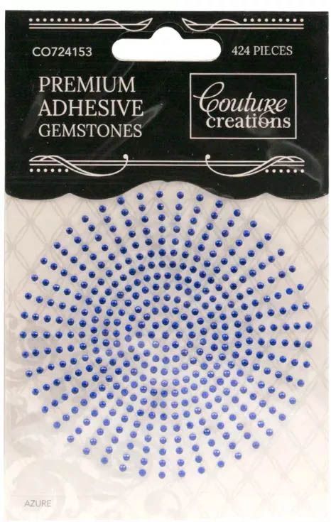 Couture Creations - Self Adhesive Gemstones - 2mm - Azure