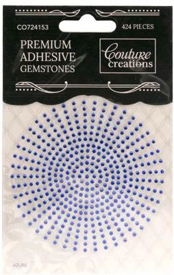 Couture Creations - Self Adhesive Gemstones - 2mm - Azure