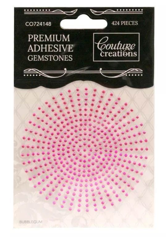 Couture Creations - Self Adhesive Gemstones - 2mm - Bubblegum