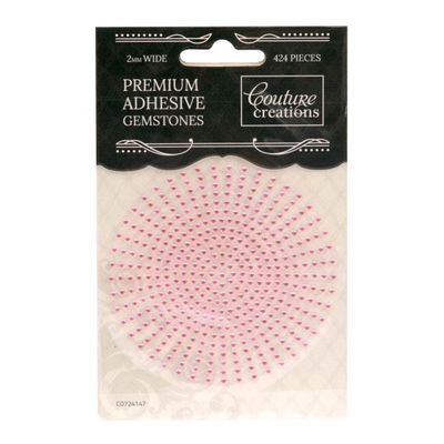 Couture Creations - Self Adhesive Gemstones - 2mm - Pink Lace
