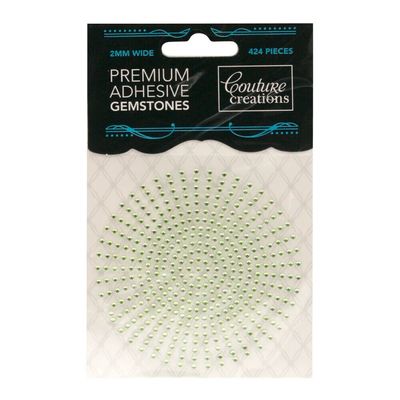 Couture Creations - Self Adhesive Gemstones - 2mm - Celadon