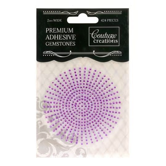 Couture Creations - Self Adhesive Gemstones - 2mm - Amethyst
