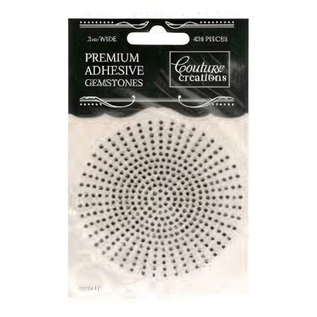 Couture Creations - Self Adhesive Gemstones - 2mm - Onyx