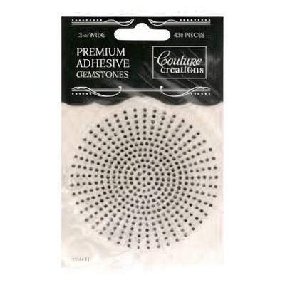 Couture Creations - Self Adhesive Gemstones - 2mm - Onyx