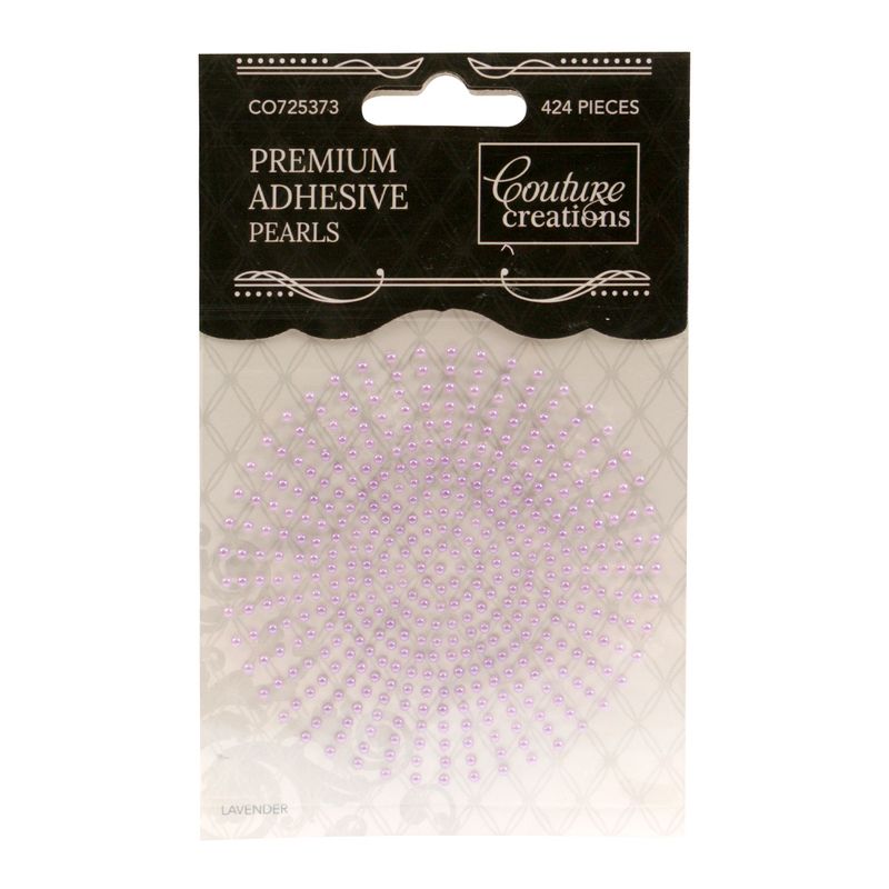 Couture Creations - Premium Adhesive Pearls - 2mm - Lavender