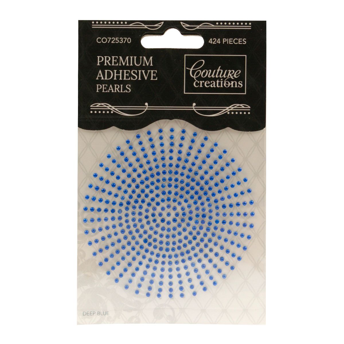 Couture Creations - Premium Adhesive Pearls - 2mm - Deep Blue