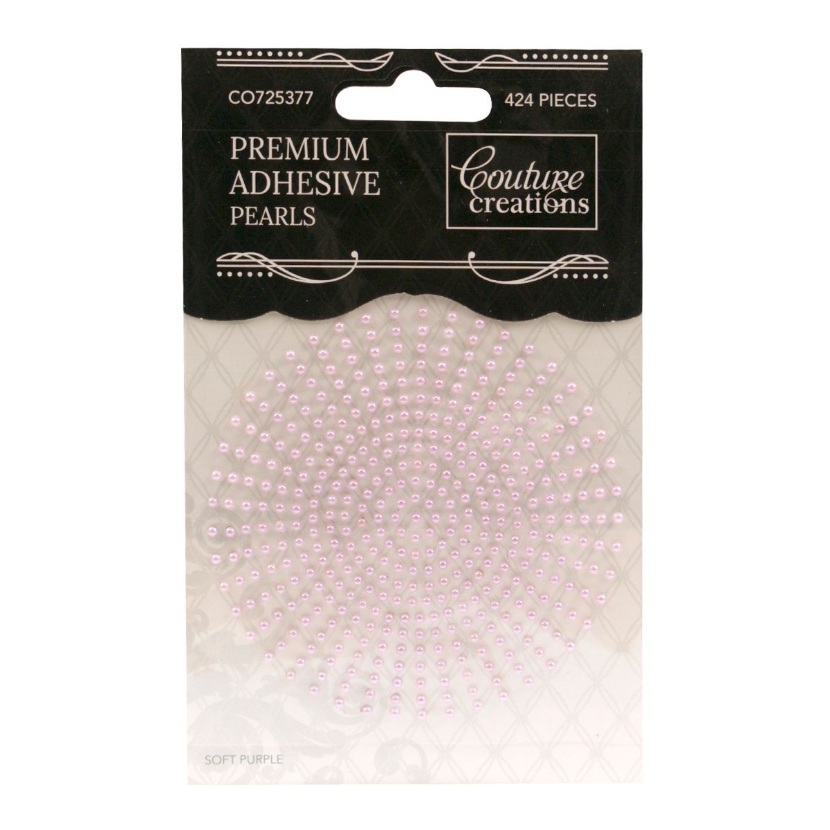 Couture Creations - Premium Adhesive Pearls - 2mm - Soft Purple