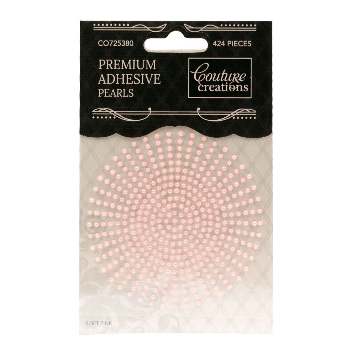 Couture Creations - Premium Adhesive Pearls - 2mm - Soft Pink