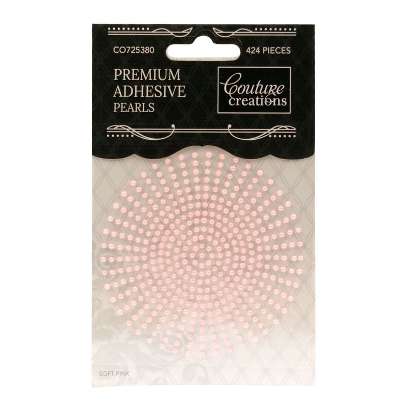 Couture Creations - Premium Adhesive Pearls - 2mm - Soft Pink