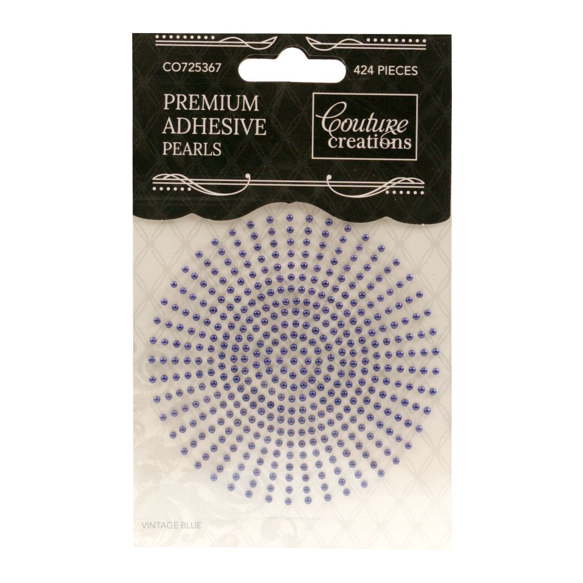 Couture Creations - Premium Adhesive Pearls - 2mm - Navy Blue