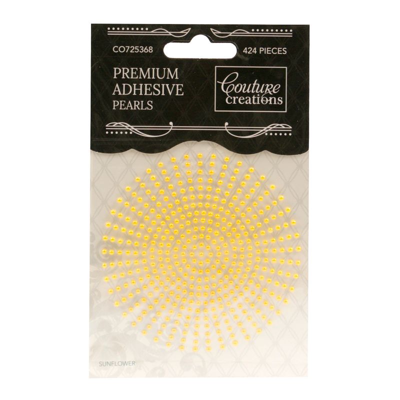 Couture Creations - Premium Adhesive Pearls - 2mm - Sunflower
