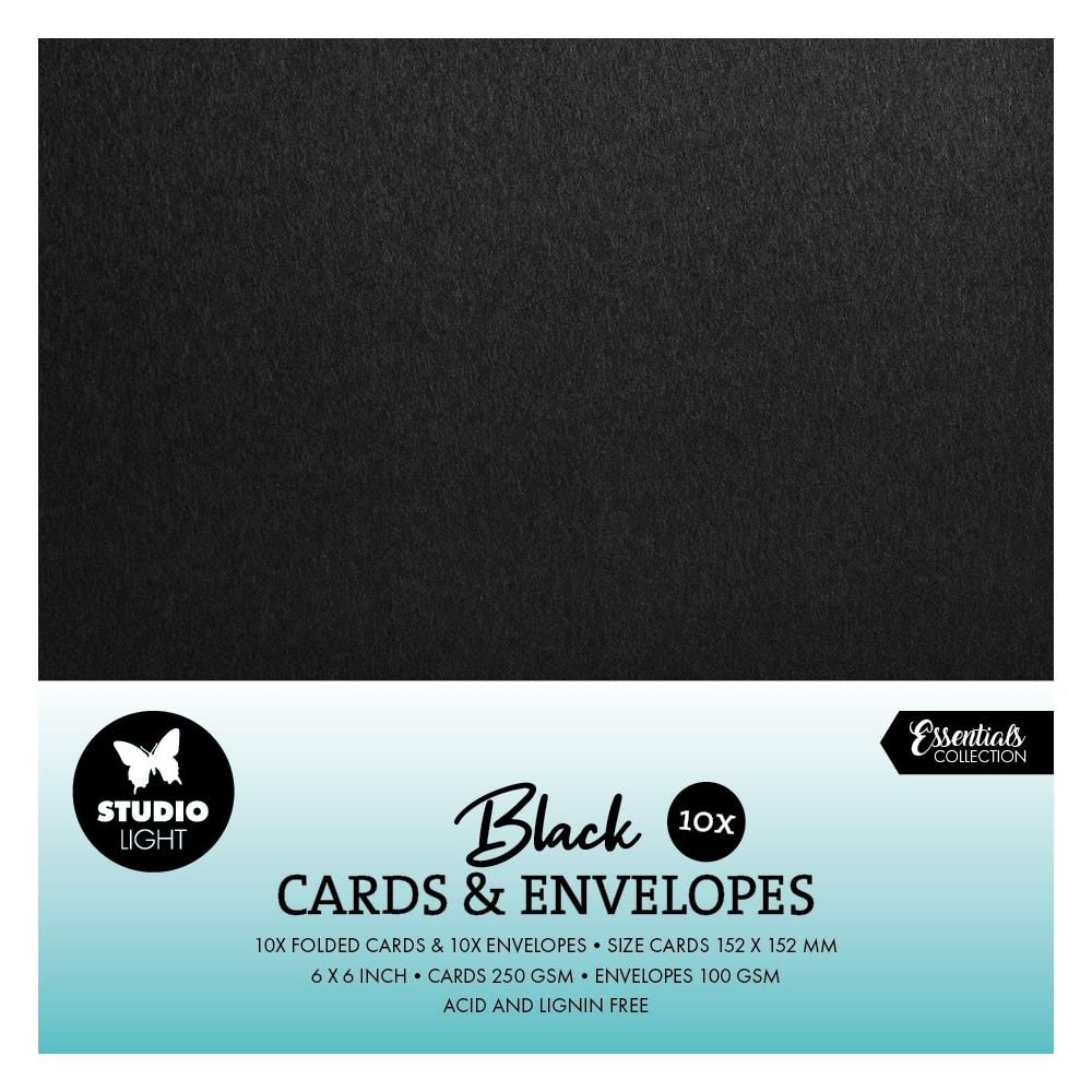Studio Light - 6&quot; x 6&quot; Card and Envelopes - 10 pk