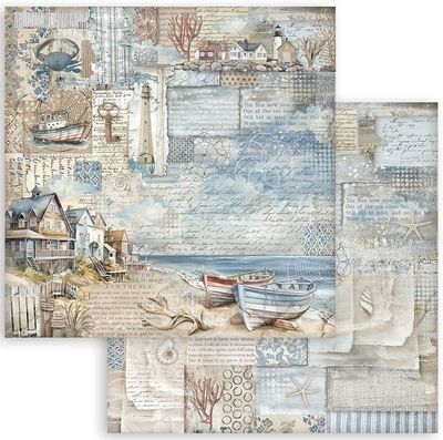 Stamperia - Silent Sea - 12&quot;x12&quot; Double-sided Paper Sheet - Landscape