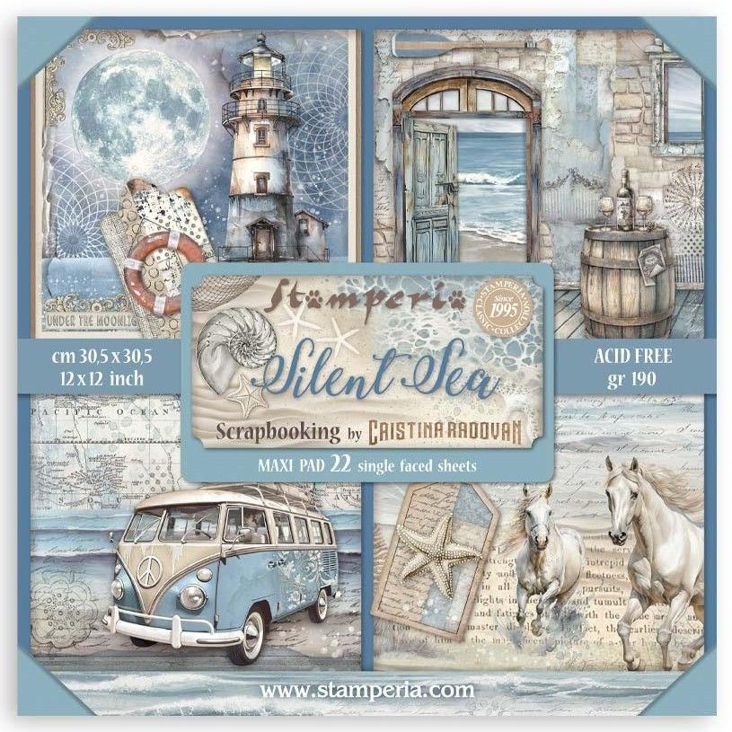 Stamperia - Silent Sea - 12"x12" Single-sided Paper Pad