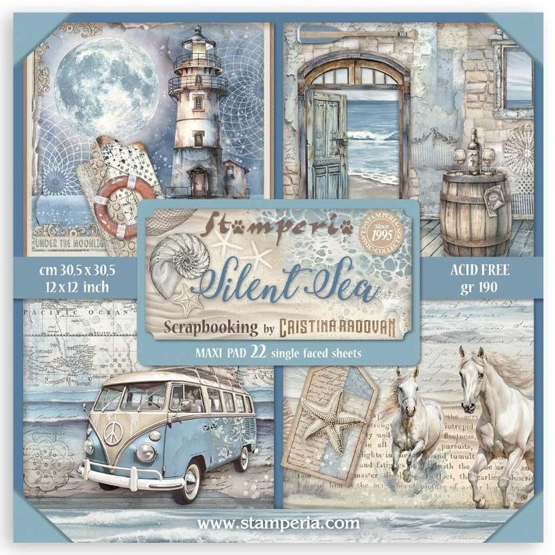 Stamperia - Silent Sea - 12&quot;x12&quot; Single-sided Paper Pad