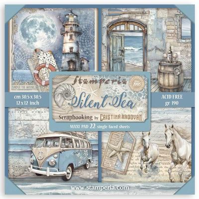 Stamperia - Silent Sea - 12&quot;x12&quot; Single-sided Paper Pad