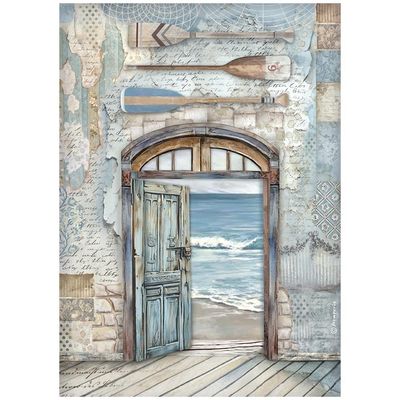 Stamperia - Silent Sea - A4 Rice Paper - Door