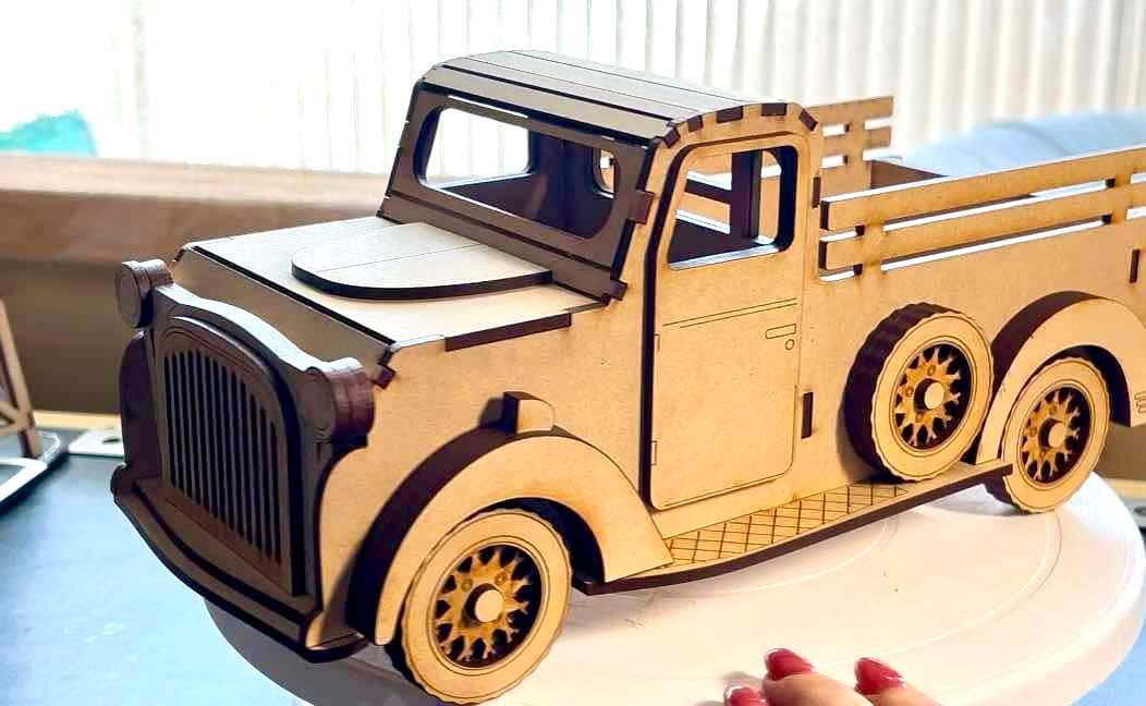 Dusty Attic - Project - MDF 3D Pick Up Truck