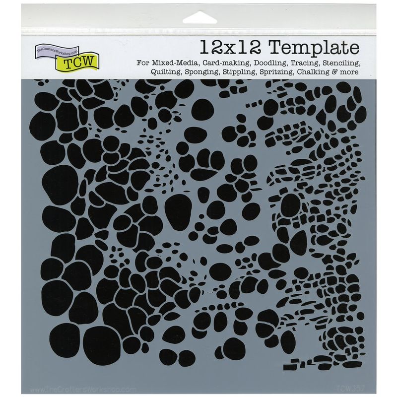 The Crafters Workshop - 12&quot;x12&quot; Stencil - Cell Theory
