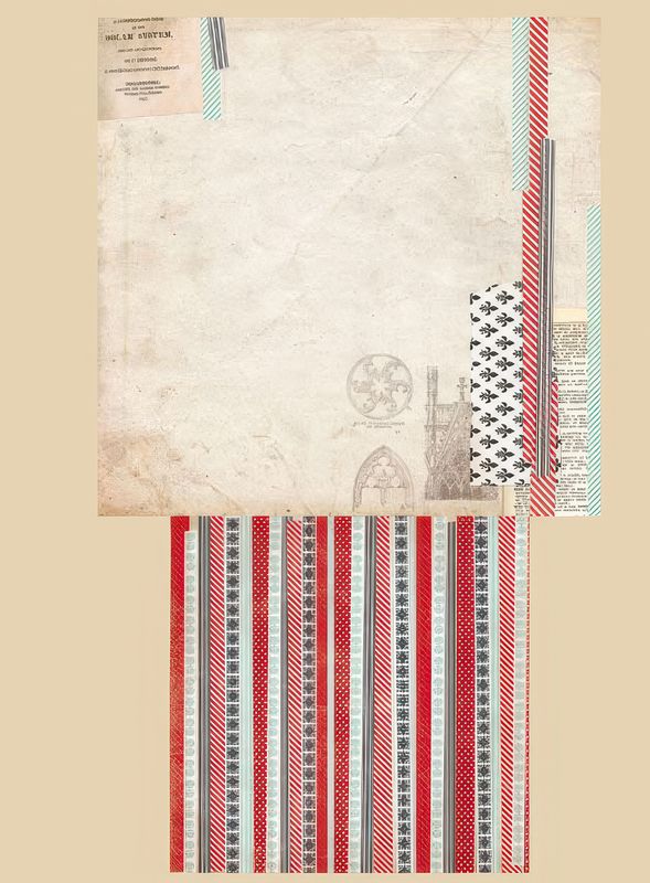 Bo Bunny - Star-Crossed - 12&quot;x12&quot; Double-sided Paper - Washi