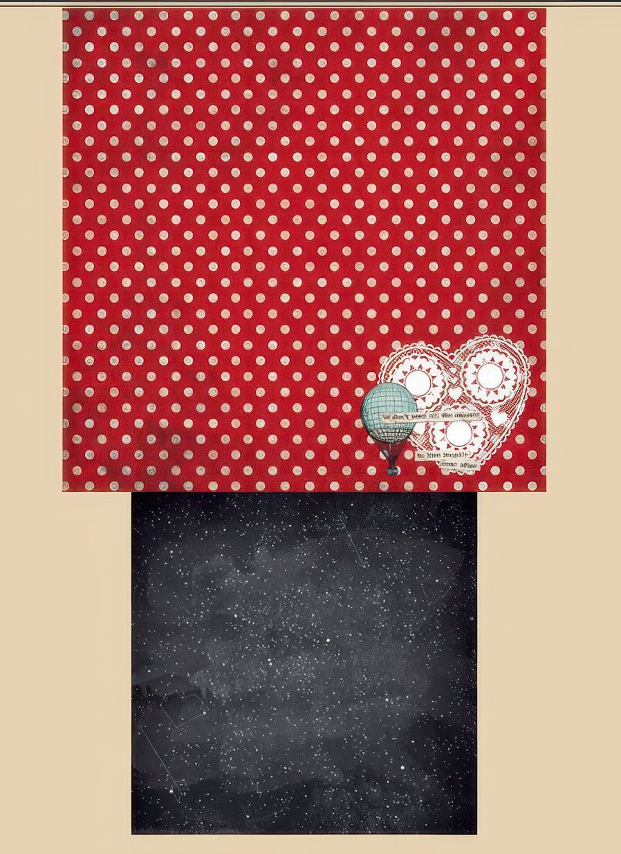 Bo Bunny - Star-Crossed - 12&quot;x12&quot; Double-sided Paper - Star-Crossed